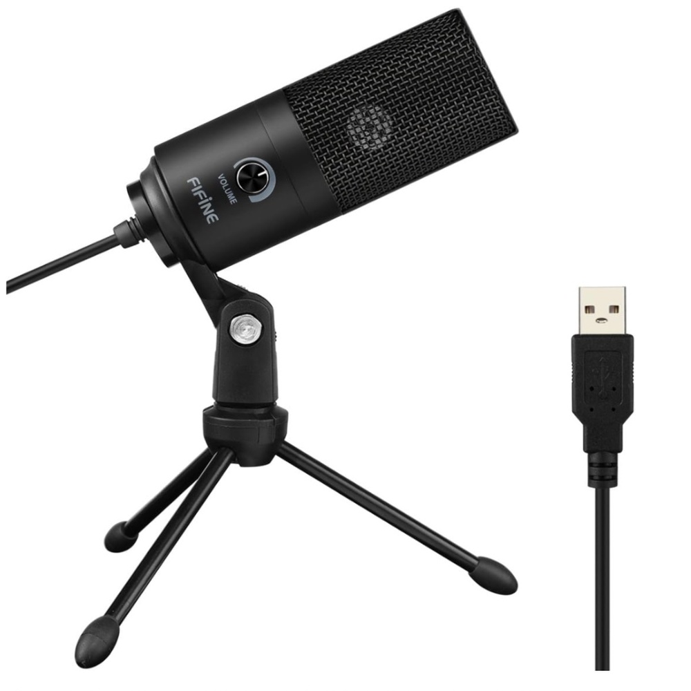 FIFINE USB Microphone & Pop Filter
